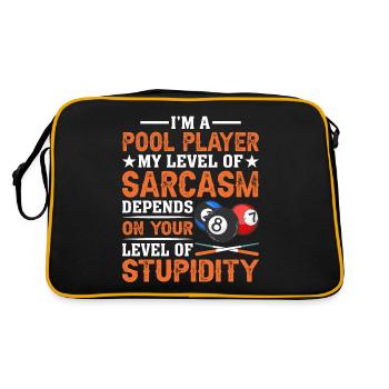 Billiards Pool Billiards Billiards Ball Billiards Cook 8Ball - Retro Bag - black/gold - Back