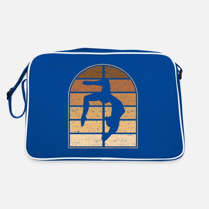 Pole Dancing Akrobatischer Pole Dancer Retro Tasche