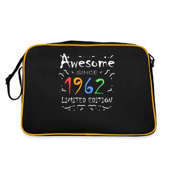 1962 - Né en 1962 - Sac Retro - noir/or - Dos