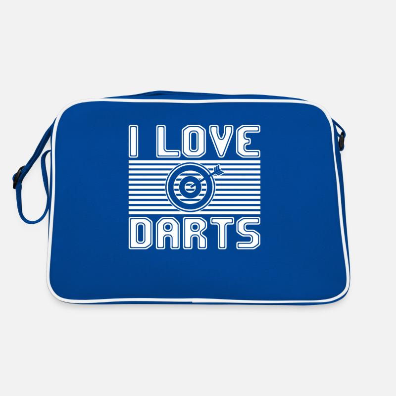 J’adore les fléchettes Sac Retro