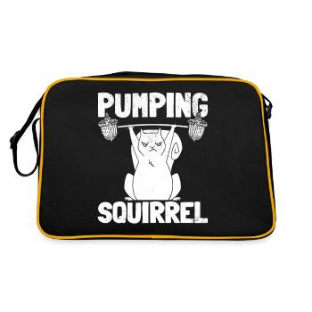 Pompage Écureuil Powerlifting Écureuil - Sac Retro - noir/or - Dos