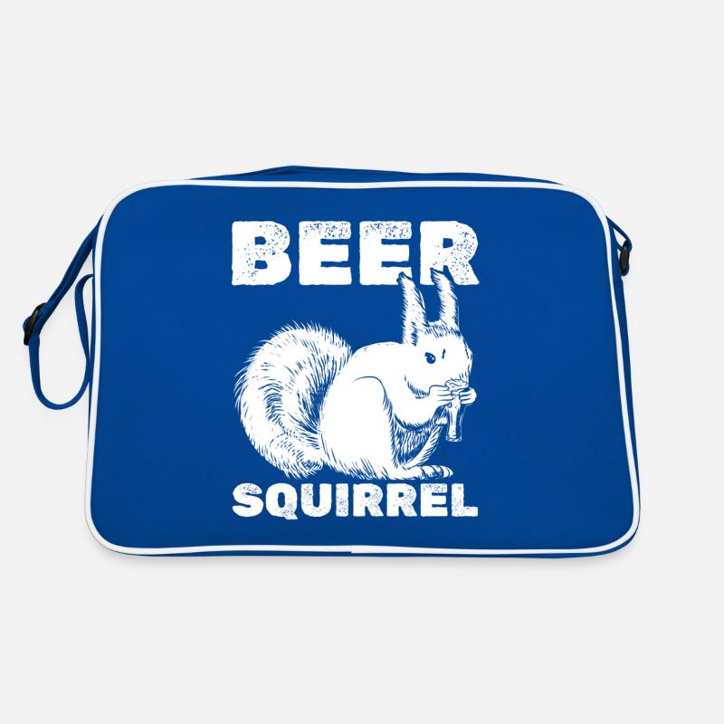 Eichhörnchen, lustiger Eichhörnchenliebhaber, Retro Tasche