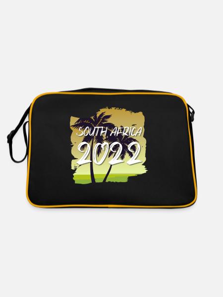 South Africa 2022 - Retro Bag - black/gold - Back