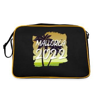 Mallorca 2022 - Retro Tasche - Schwarz/Gold - Hinten