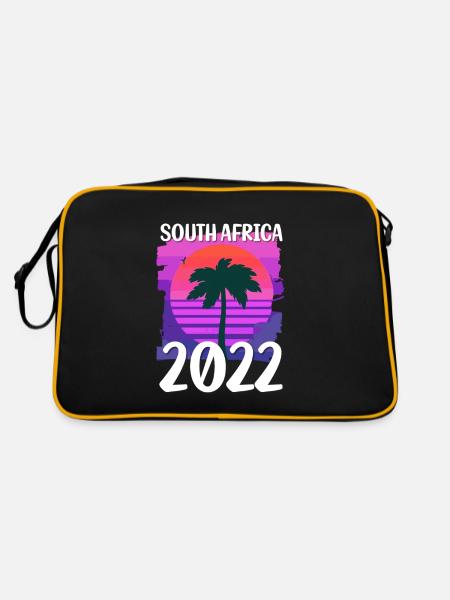 South Africa 2022 - Retro Bag - black/gold - Back