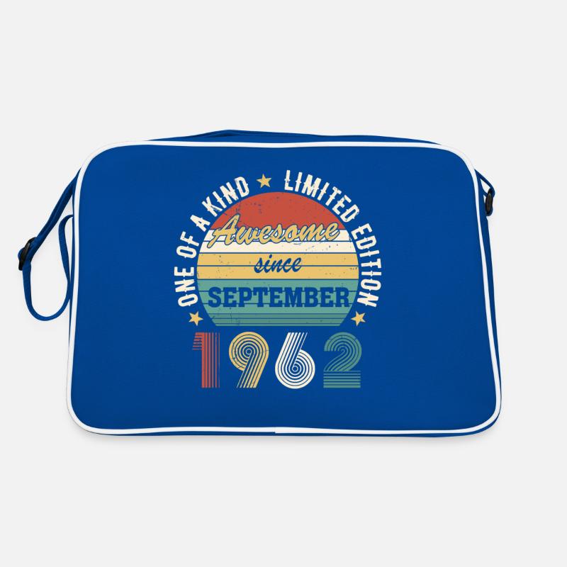 Awesome since September 1962 Geburtstag Geschenk Retro Tasche