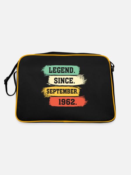 Légende depuis septembre 1962 - Sac Retro - noir/or - Dos