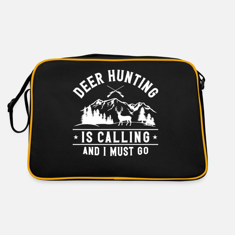 Buck Deer Hunting Hunter Deer Retro Bag