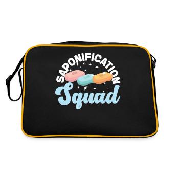 Fabrication de savon - Sac Retro - noir/or - Dos