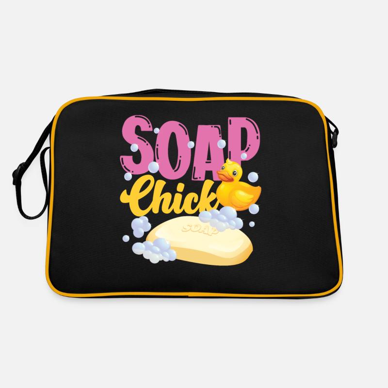 Soap Making Crafting Chicken Soap Retro Tasche