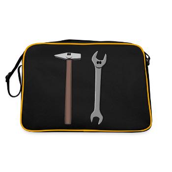 Marteau Artisan Métiers d’outillage Artisanat - Sac Retro - noir/or - Dos