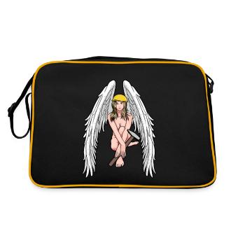 Guardian Angel Chantier de construction Hammer Casque Zone de travail - Sac Retro - noir/or - Dos