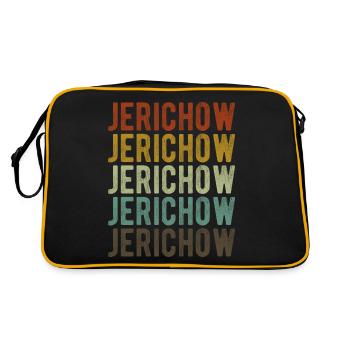 Jerichow City Rétro Vintage - Sac Retro - noir/or - Dos