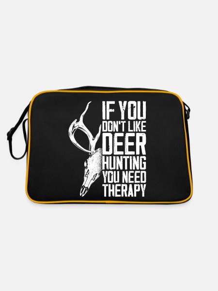 Chasseur de cerfs buck si vous - Sac Retro - noir/or - Dos