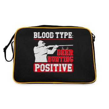 Buck Deer Hunting Hunter Blood - Retro Bag - black/gold - Back