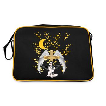 Heavenly Cross Angel Heaven Beyond Death - Retro Bag - black/gold - Back