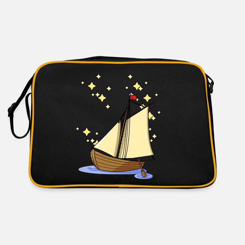 Ahoy bateau à rames bateau à aubes voilier maritime Sac Retro