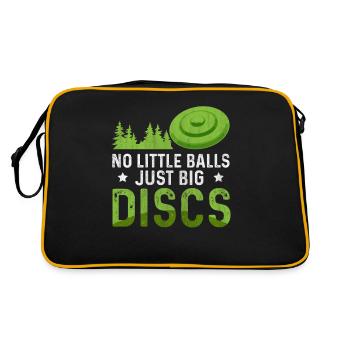 Pas de petites balles juste de gros disques Fun Disc Golf - Sac Retro - noir/or - Dos