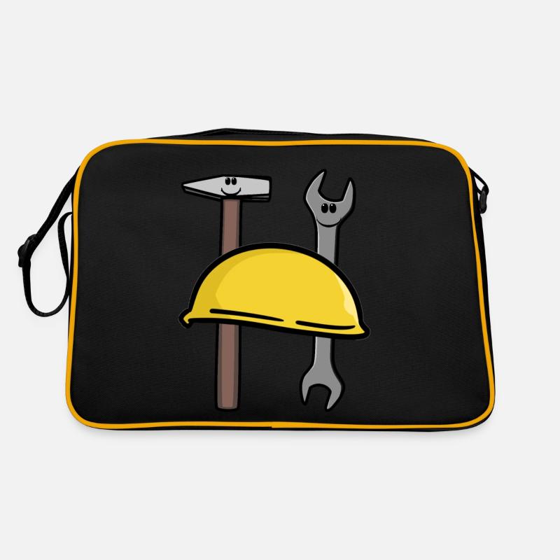 Craft Tool Construction Site Trade Professions Job Retro Bag