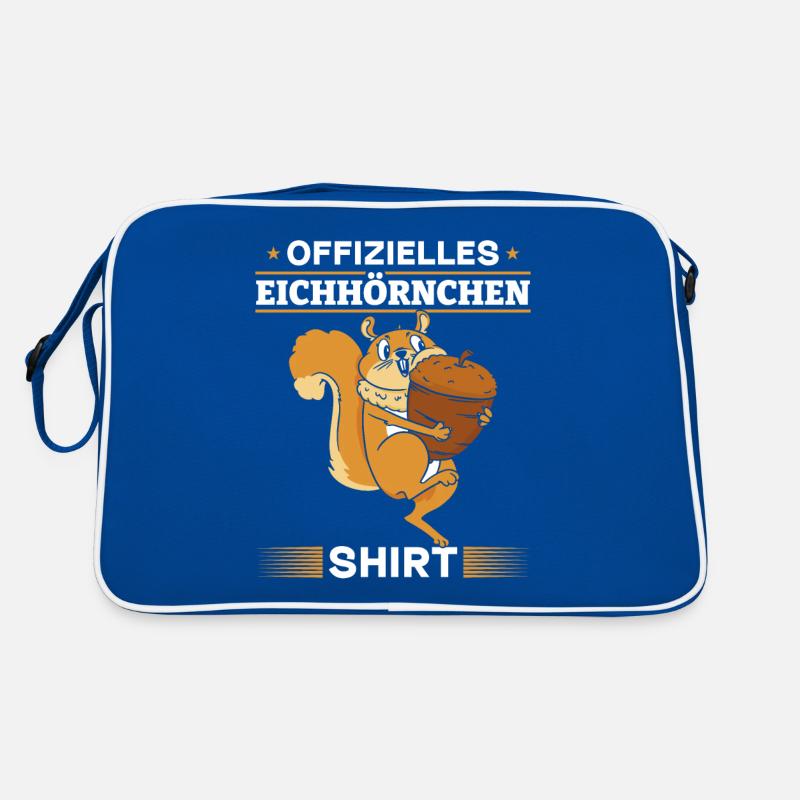 Eichhörnchen Offizielles Eichhörnchen Shirt Retro Tasche