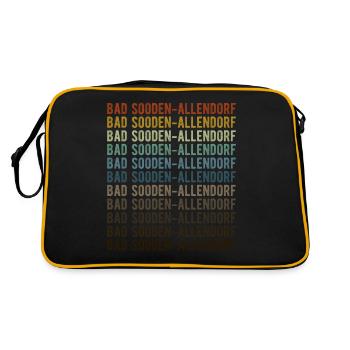Bad Sooden-Allendorf Ville Rétro Vintage - Sac Retro - noir/or - Dos