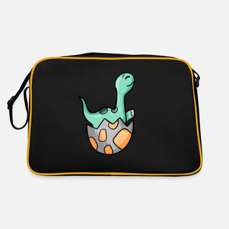 Dinosaur Egg Dino Motif Retro Bag