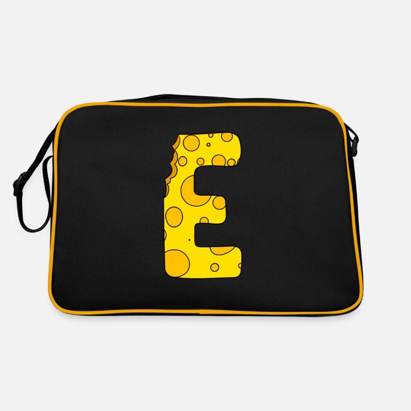 Buchstabe E Retro Tasche