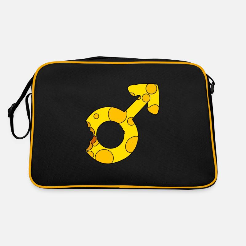 Männliches Geschlecht - Marssymbol Retro Tasche
