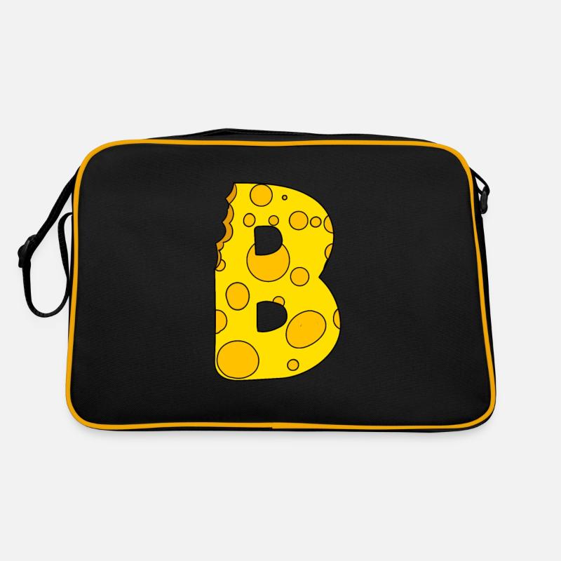 Buchstabe B Retro Tasche