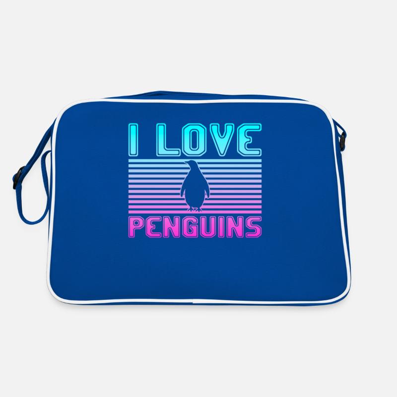 J’adore les pingouins Sac Retro