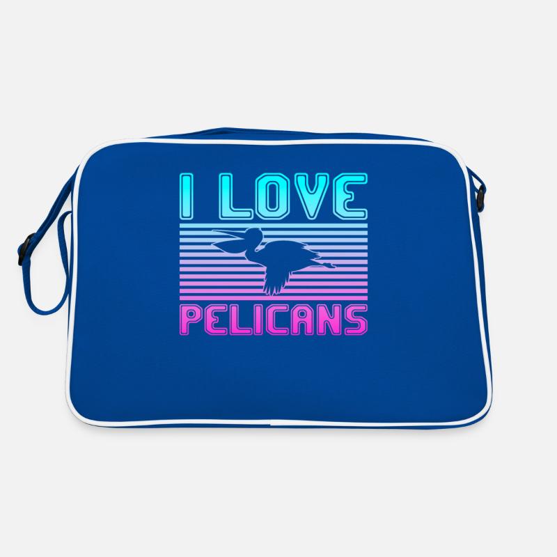 I love pelicans Retro Tasche