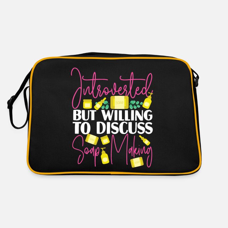 Soap Making Crafting Introverted Retro Tasche