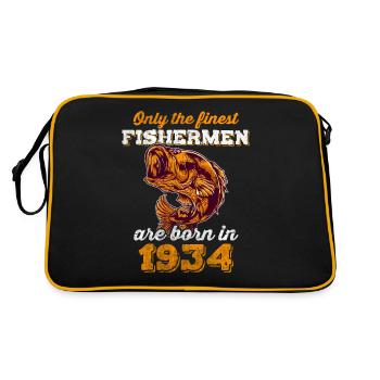 Legendary 88 years old gift for his 88th birthday - Retro Bag - black/gold - Back