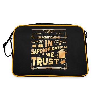 Fabrication de savon - Sac Retro - noir/or - Dos
