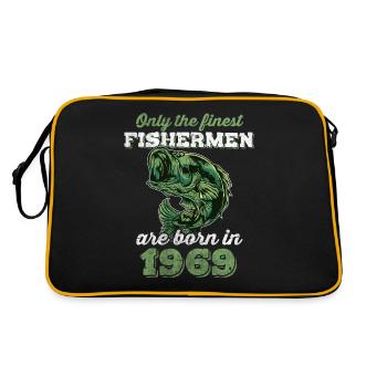 Legendär 53 Jahre alt Geschenk zum 53. Geburtstag - Retro Tasche - Schwarz/Gold - Hinten