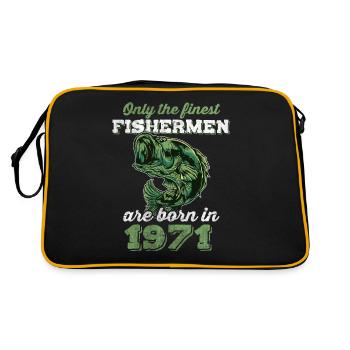Legendary 51-year-old gift for his 51st birthday - Retro Bag - black/gold - Back