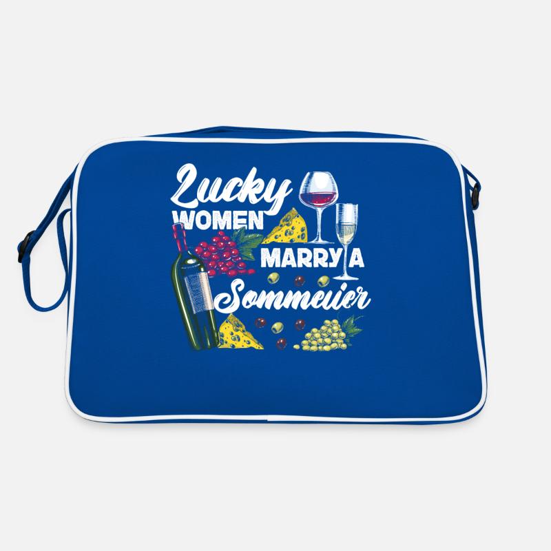 Sommelier Wine Drinking Tasting Retro Tasche