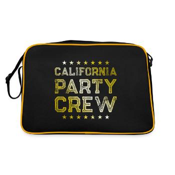 Équipage de fête en Californie - Sac Retro - noir/or - Dos