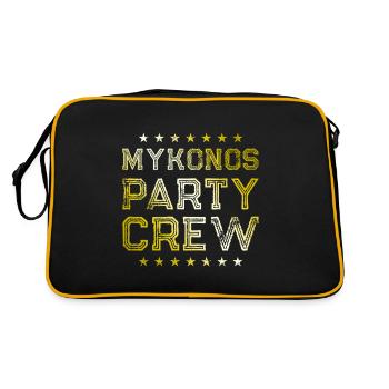 Équipage de mykonos - Sac Retro - noir/or - Dos