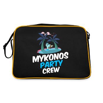 Équipage de mykonos - Sac Retro - noir/or - Dos