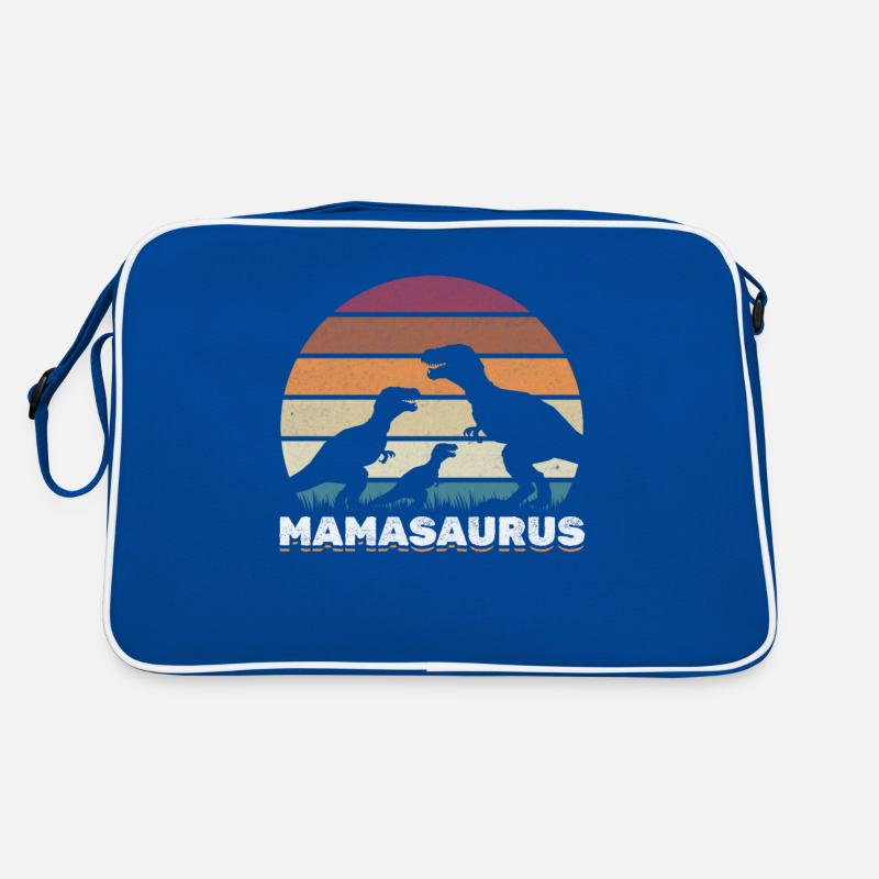 Mama Saurus Mama Dinosaurier Muttertag Mamasaurus Retro Tasche