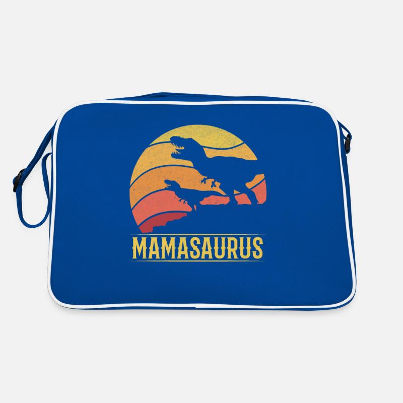 Mama Dinosaur Mama Saurus Mama Dino Mother's Day Retro Bag