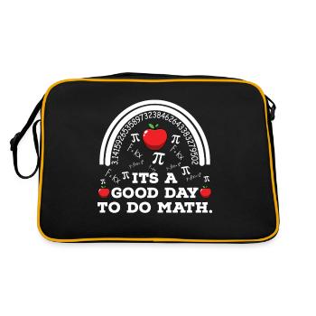 La rentrée scolaire c’est une bonne journée pour faire des cours de mathématiques - Sac Retro - noir/or - Dos