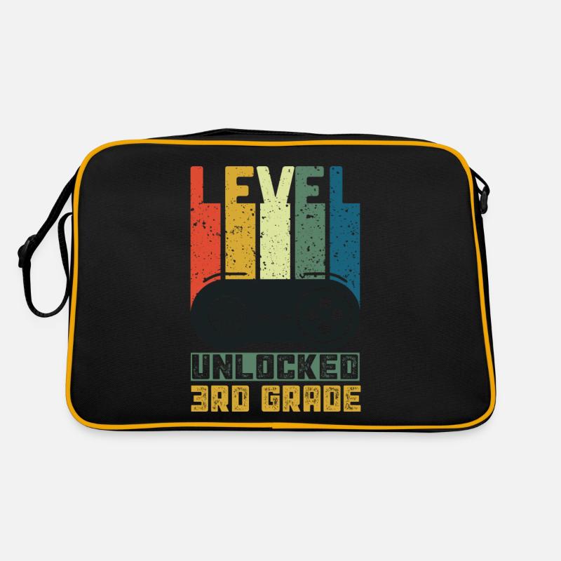 Back to School Video Gamer 3rd Grade Level Retro Bag