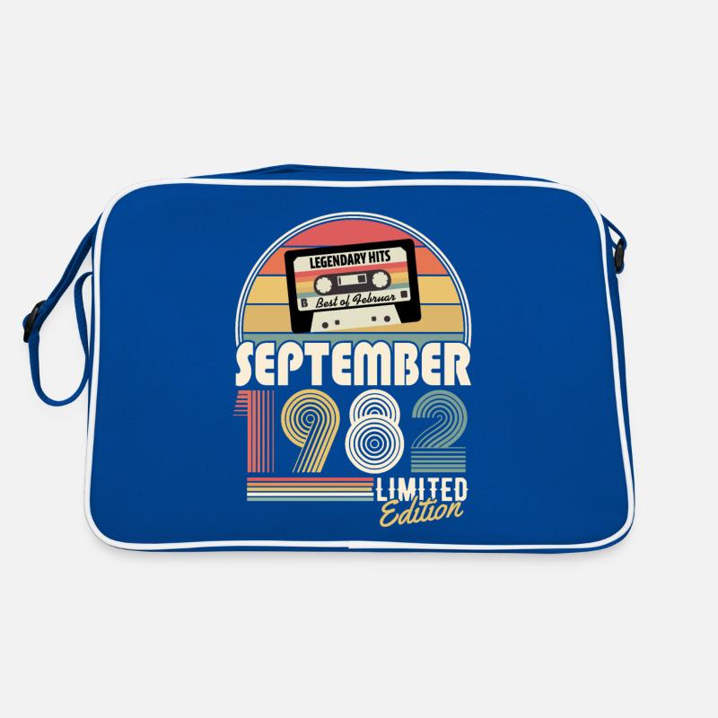 September 1982 Vintage Birthday Gift Retro Bag