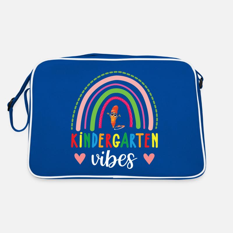 Groovy Hello Kindergarten Vibes Retro Lehrer Retro Tasche