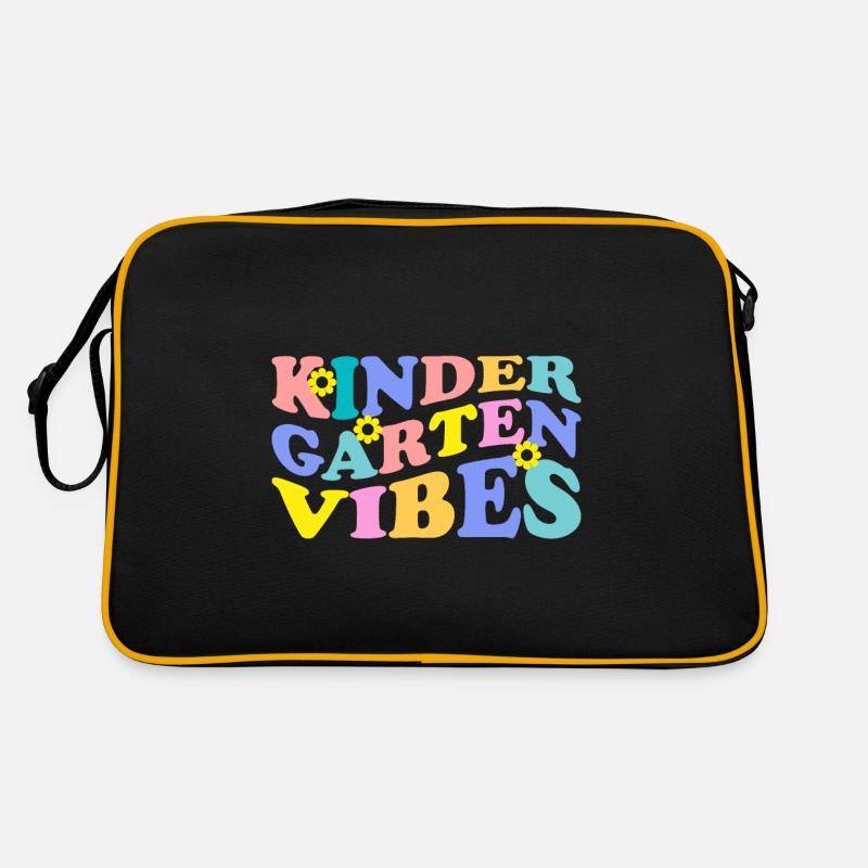 Groovy Hello Kindergarten Vibes Professeur rétro Sac Retro