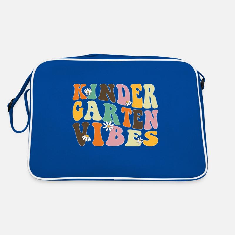 Groovy Hello Kindergarten Vibes Retro Lehrer Retro Tasche