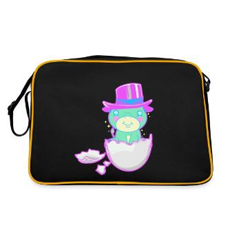 Baby Birth Pregnancy Fantasy EggShell - Retro Bag - black/gold - Back