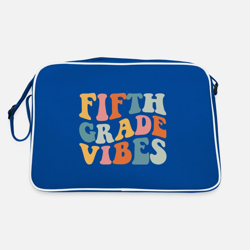 Fifth Grade Vibes - 5th Grade Team Retro 1st Day Retro Bag